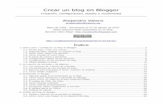 Manual de para crear un Blog