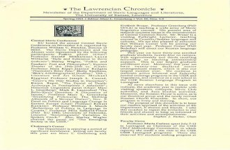 The Lawrencian Chronicle