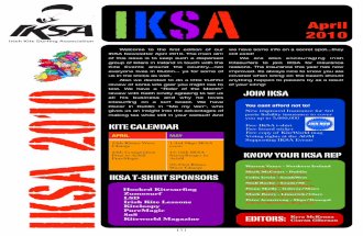 IKSA April Newsletter 2011
