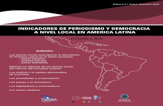 Indicadores de periosimo y democracia en América Latina