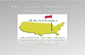 2009 Amateurs Media Guide
