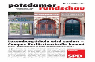 Potsdamer Rundschau, Ausgabe Juli 2007