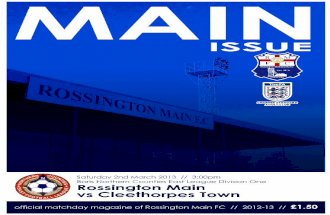 Rossington Main vs Cleethorpes Town 2012-13