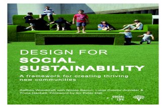 Design for social sustainability