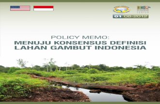 Menuju Konsensus Definisi Lahan Gambut Indonesia