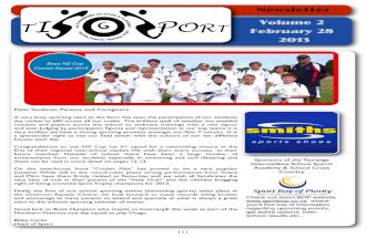Sports Newsletter 2 2013
