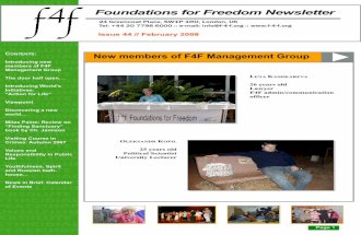 F4F Newsletter, February 2008 (ENG)