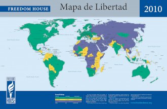 Mapa de Libertad en el Mundo 2010
