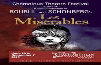 Les Misérables at Chemainus Theatre Festival