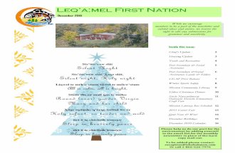 Le'qa:mel First Nation Newsletter - December 2010