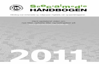 Specialmedie Haandbogen 2011