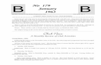Belfry Bulletin Number 179
