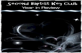 Second Baptist Key Club Year in Review