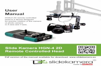 Slide Kamera HGN-4 2D Remote Controlled Head