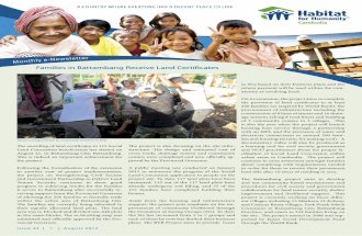 HFH Cambodia August e-Newsletter
