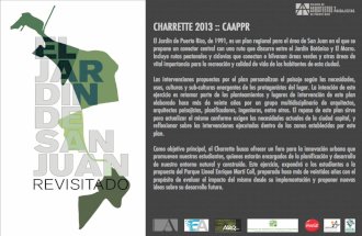 Charette 2013: Jardines de San Juan