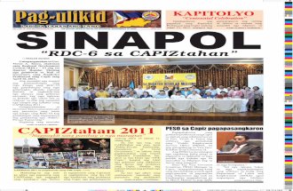 Pag-ulikid Newsletter April 2011 "Sinapol"