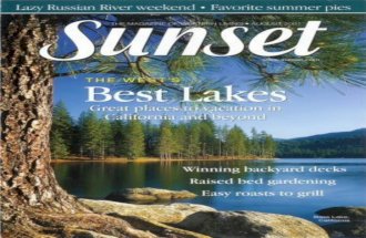 Bass Lake, CA Sunset Magazine Article