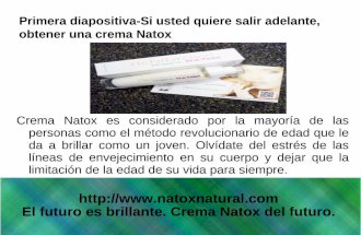 Natox:  Arrugas Crema