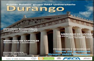 Boletín IMEF Universitario Durango