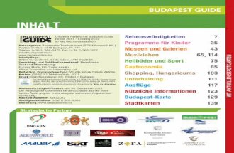 Das offizielle Budapest-Guide - deutsch