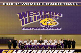 2010-11 Western Illinois Women's Basketball Viewbook