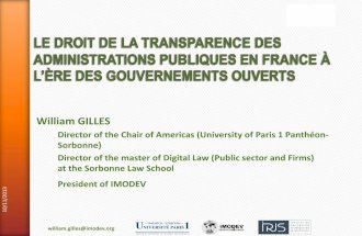 Transarency french case - Universidad Paris 1. Panteón Sorbona