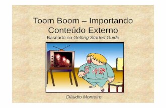 Toom boom – exportando conteúdo externo