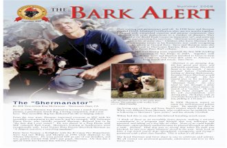 The Bark Alert Summer 2008
