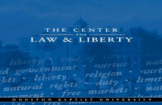 HBU's Center for Law and Liberty