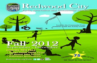 Redwood City Fall 2012 Activity Guide