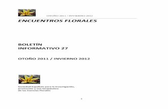 Encuentros florales Boletín SEFLOR 27