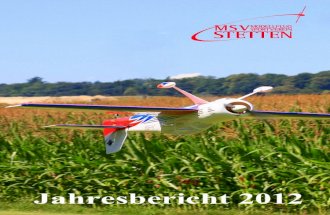 Jahresbericht 2012 MSV Stetten