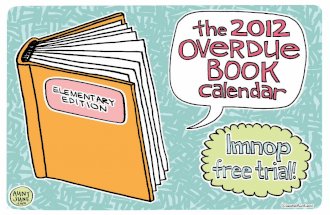 2012 Overdue Book Calendar LMNOP free trial