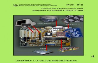 MCS-012: Computer Organization and Assembly Language Programming - Block-4