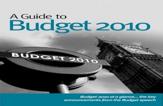 A Guide to Budget 2010