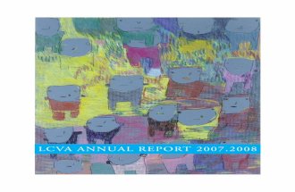 LCVA Annual Report 2007-2008