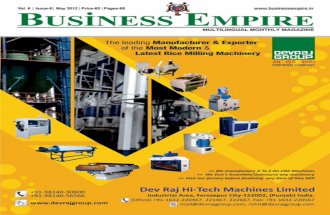 Business Empire Monthly Magazine-May 2012
