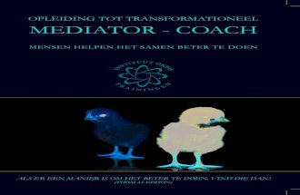 Opleiding tot Transformationeel Mediator - Coach