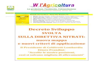 Coldiretti Cremona informa n.47/2012