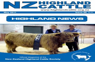 NZHCS Highland News May 2011: issue 66
