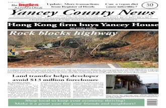 Jan. 17, 2013, Yancey County News