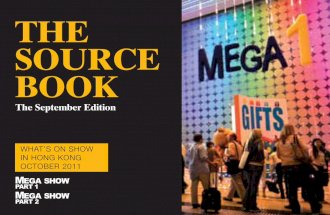 MEGA SHOW, SOURCE BOOK, SEPTEMBER 2011 EDITION