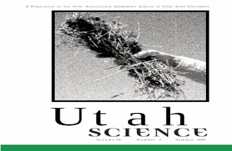 Utah Science Vol 59 Number 3