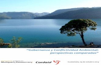 Gobernanza y conflictividad ambiental