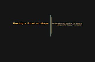 Paving a Road of Hope