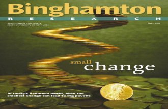 Binghamton University / Research Magazine / 2003