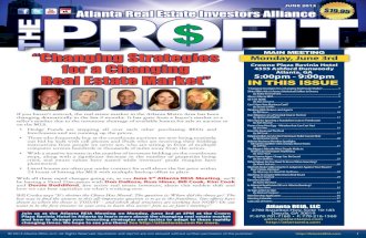 The Profit Atlanta - June 2013 - Atlanta Georgia Real Estate Investing Newsletter