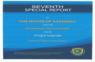 Complaints Commissioner's Seventh Special Report