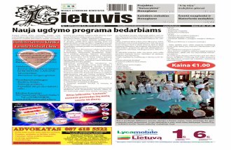 Lietuvis Lithuanian newspaper Nr 1 (371)